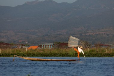 Bacak rowers Inle Gölü Myanmar
