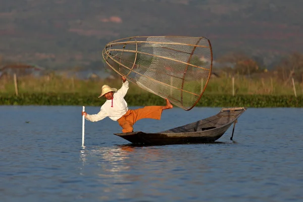 Bacak rowers Inle Gölü Myanmar