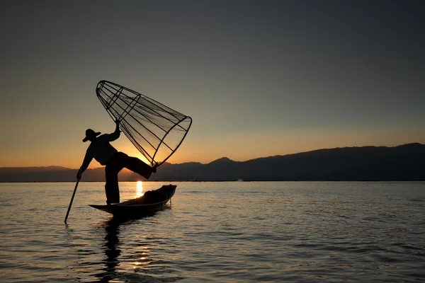 Bacak rowers Inle Gölü Myanmar