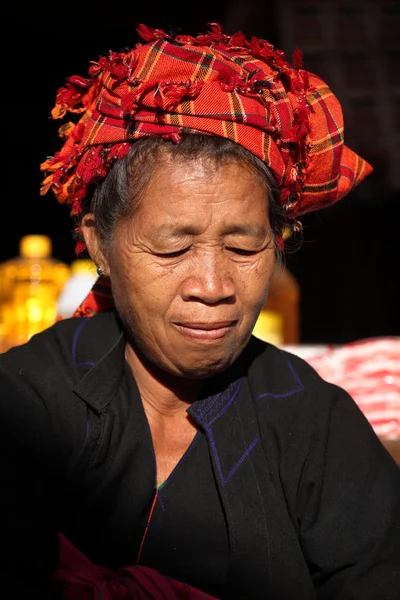 Geleneksel Shan kadın Myanmar — Stok fotoğraf