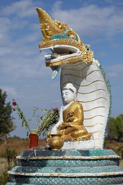 Boeddhabeeld op Loikaw in Myanmar — Stockfoto