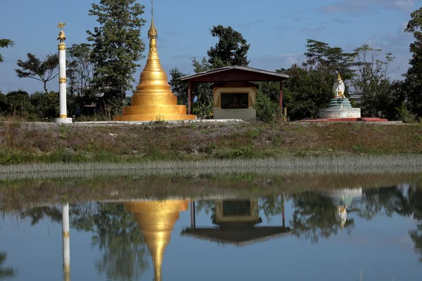 Boeddhistische Pagode in Myanmar — Stockfoto