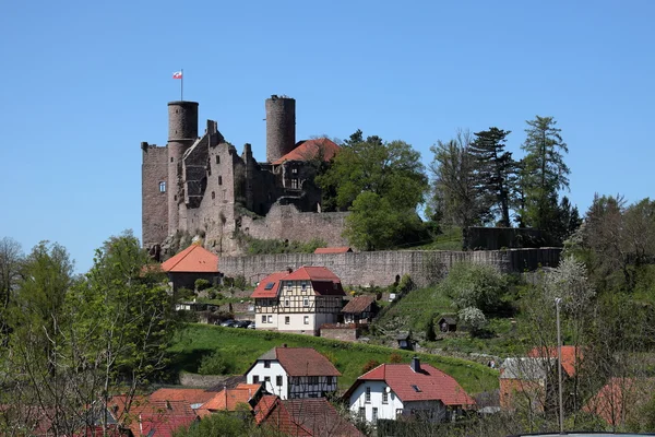 Руїни замку Hanstein в Німеччині — стокове фото