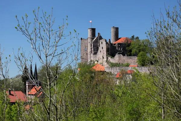Slottet fördärvar Hanstein i Tyskland — Stockfoto
