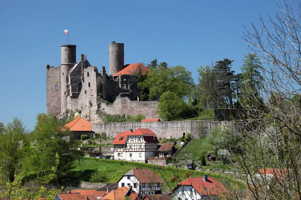 城堡废墟在德国 Hanstein — 图库照片