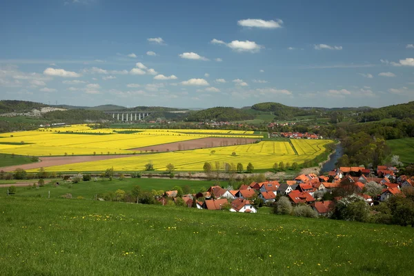 The Werra Valley in Germany — Stock Photo, Image