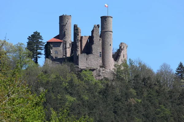 城堡废墟在德国 Hanstein — 图库照片