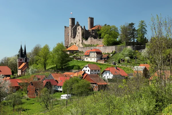 城堡废墟在德国 Hanstein — 图库照片