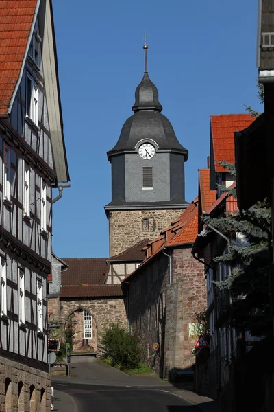 Zámecký kostel Herleshausen v Německu — Stock fotografie