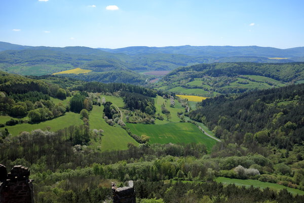 The Werra Valley in Germany