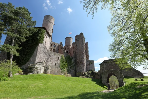 城堡废墟在德国 Hanstein — 图库照片