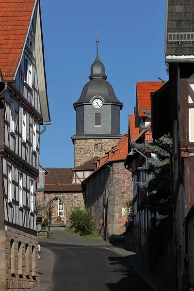 Die Schlosskirche von Herleshausen in Deutschland — Stockfoto