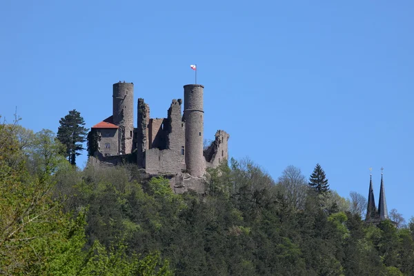 De ruïne van kasteel Hanstein in Duitsland — Stockfoto