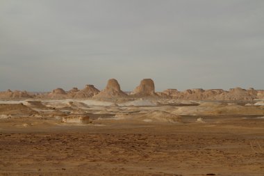 Mısır Sahrası 'ndaki Farafra' daki Beyaz Çöl.