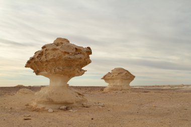 The White Desert at Farafra in the Sahara of Egypt clipart
