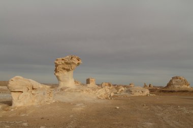 Mısır Sahrası 'ndaki Farafra' daki Beyaz Çöl.