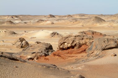 Crystal Grotto Mısır Sahara beyaz çölde kapalı
