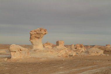 Mısır Sahrası 'ndaki Farafra' daki Beyaz Çöl.