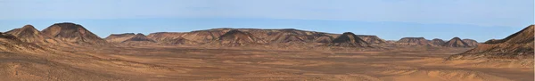 The Black Desert in the Sahara of Egypt — Stock Photo, Image