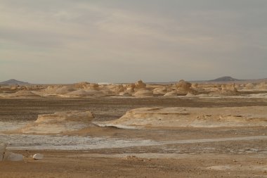 Mısır Sahrası 'ndaki Farafra' daki Beyaz Çöl.