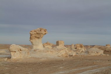 Mısır Sahrası 'ndaki Farafra' daki Beyaz Çöl.