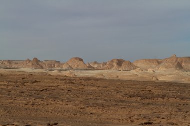 Mısır Sahrası 'ndaki Farafra' daki Beyaz Çöl.