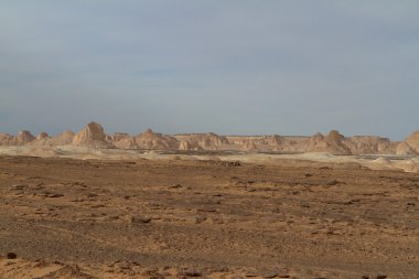 Mısır Sahrası 'ndaki Farafra' daki Beyaz Çöl.