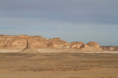 Mısır Sahrası 'ndaki Farafra' daki Beyaz Çöl.