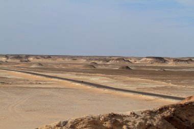 Mısır Sahrası 'ndaki Farafra' daki Beyaz Çöl.