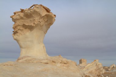 Mısır Sahrası 'ndaki Farafra' daki Beyaz Çöl.