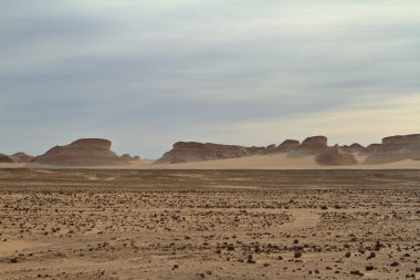 Mısır Sahrası 'ndaki Farafra' daki Beyaz Çöl.
