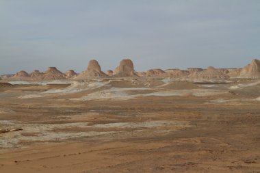 Mısır Sahrası 'ndaki Farafra' daki Beyaz Çöl.