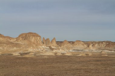 Mısır Sahrası 'ndaki Farafra' daki Beyaz Çöl.