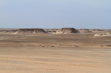 Mısır Sahrası 'ndaki Farafra' daki Beyaz Çöl.