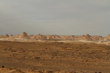 Mısır Sahrası 'ndaki Farafra' daki Beyaz Çöl.