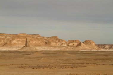 Mısır Sahrası 'ndaki Farafra' daki Beyaz Çöl.