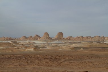 Mısır Sahrası 'ndaki Farafra' daki Beyaz Çöl.