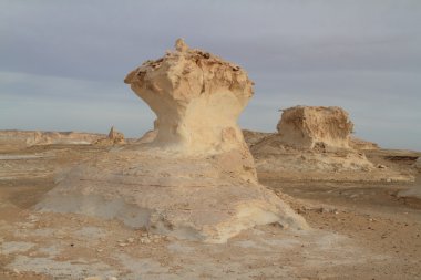 Mısır Sahrası 'ndaki Farafra' daki Beyaz Çöl.