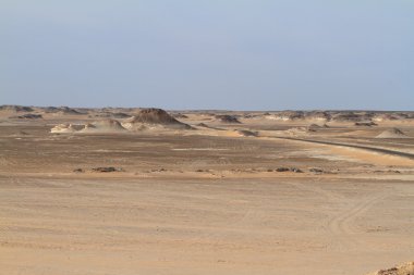 Mısır Sahrası 'ndaki Farafra' daki Beyaz Çöl.