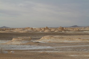 Mısır Sahrası 'ndaki Farafra' daki Beyaz Çöl.