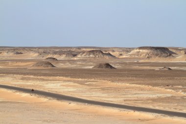 Mısır Sahrası 'ndaki Farafra' daki Beyaz Çöl.