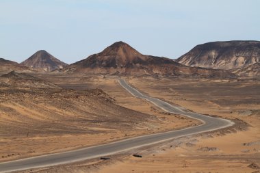 Mısır'ın Sahra siyah çöl