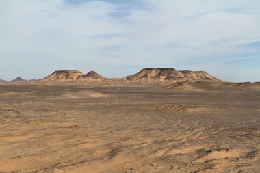 Mısır'ın Sahra siyah çöl