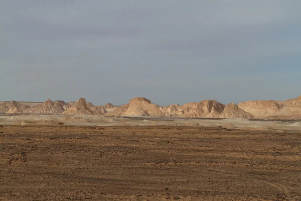 De Witte Woestijn bij Farafra in de Sahara van Egypte — Stockfoto