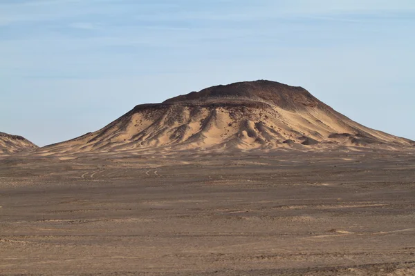 O deserto negro no Saara do Egito — Fotografia de Stock
