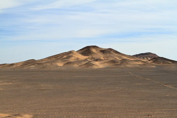 O deserto negro no Saara do Egito — Fotografia de Stock