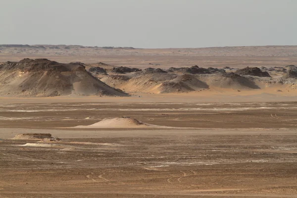 在埃及撒哈拉地区黑沙漠 — 图库照片