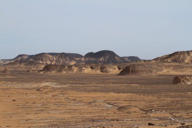 Mısır'ın Sahra siyah çöl