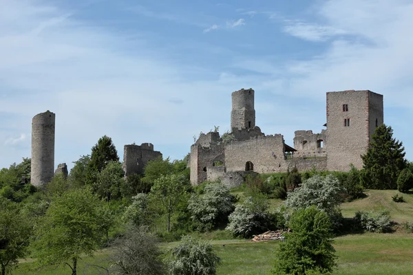 Kasteel ruïne Brandenburg, Thüringen — Stockfoto