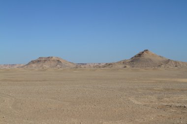Mısır Sahrası 'ndaki Farafra' daki Beyaz Çöl.
